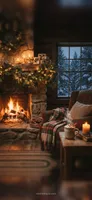 The Cozy Cabin Dreamer phone wallpaper